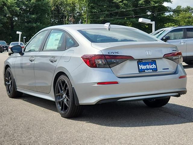 Photo of 2026 Solar Silver Metallic Honda Civic Hybrid