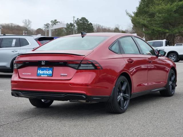 Photo of 2025 Radiant Red Metallic Honda Accord Hybrid