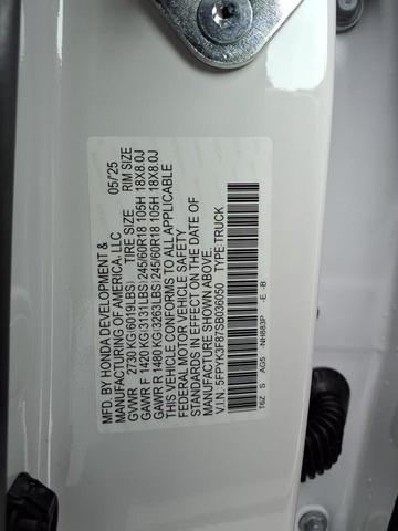 Photo of 2025 Platinum White Pearl Honda Ridgeline