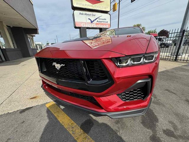 Photo of 2024 Rapid Red Metallic Tinted Clearcoat Ford Mustang