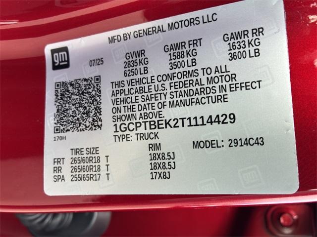 Photo of 2026 Red Chevrolet Colorado