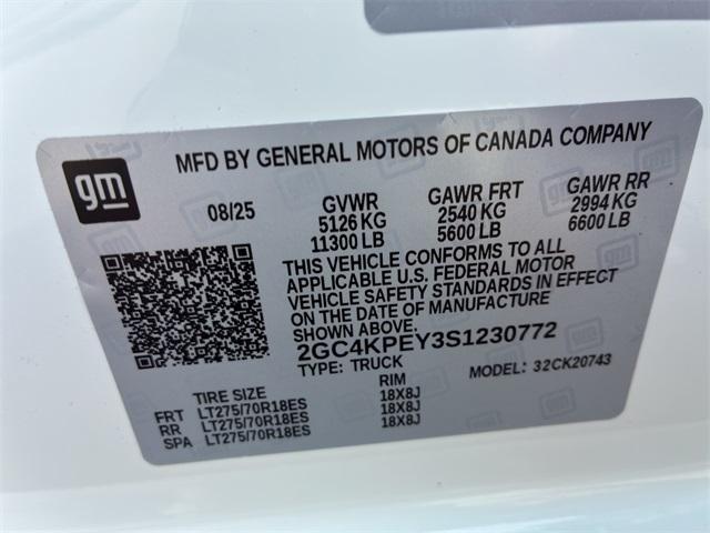Photo of 2025 White Chevrolet Silverado 2500