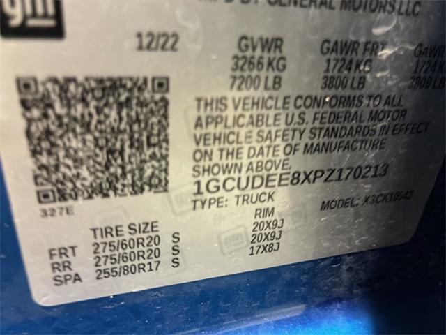 Photo of 2023 Glacier Blue Metallic Chevrolet Silverado 1500