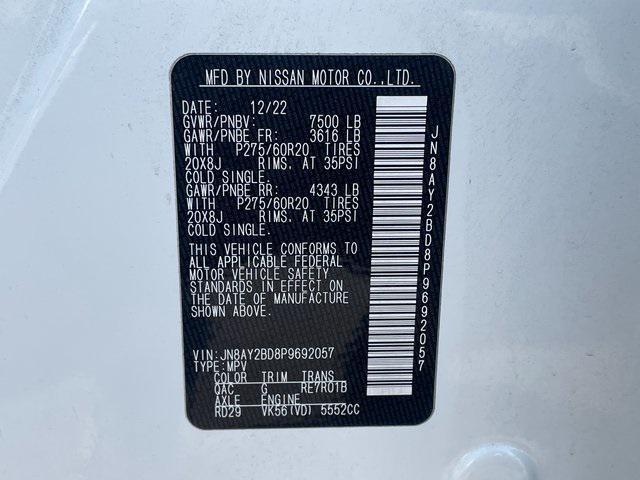 Photo of 2023 Aspen White Tricoat Nissan Armada