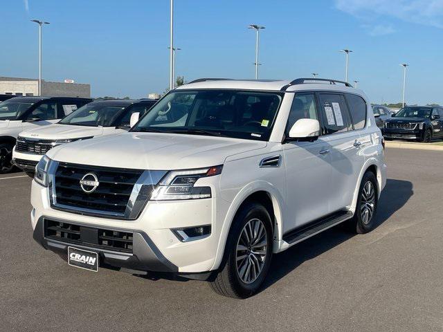 Photo of 2023 Aspen White Tricoat Nissan Armada
