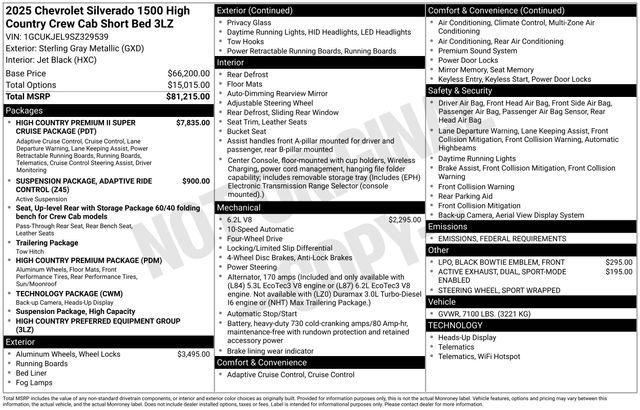 Photo of 2025 Sterling Gray Metallic Chevrolet Silverado 1500