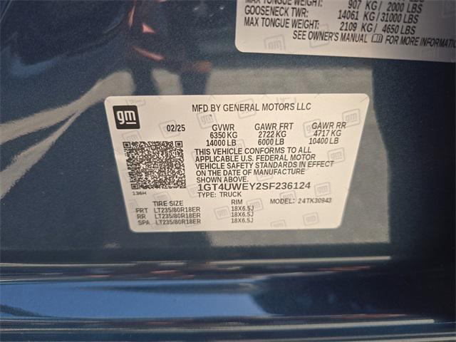 Photo of 2025 Downpour Metallic GMC Sierra 3500