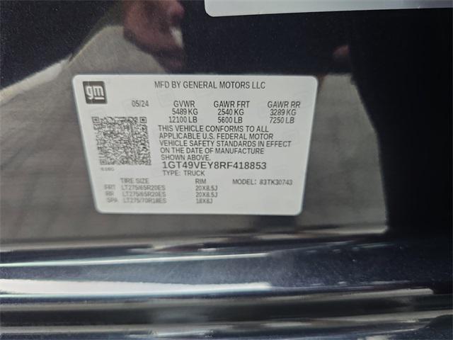 Photo of 2024 Titanium Rush Metallic GMC Sierra 3500