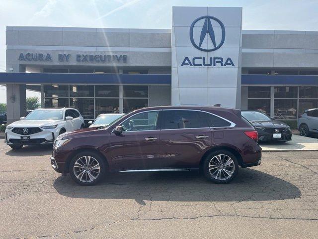 Photo of 2017 Dark Cherry Pearl Acura MDX