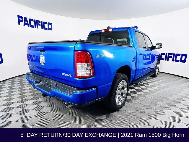 Photo of 2021 Hydro Blue Pearlcoat RAM 1500