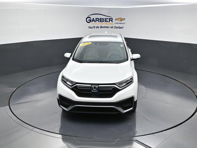 Photo of 2021 Platinum White Pearl Honda CR-V Hybrid