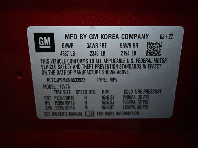 Photo of 2022 Crimson Metallic Chevrolet Trax