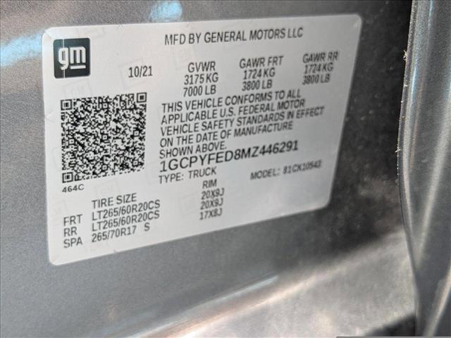 Photo of 2021 Satin Steel Metallic Chevrolet Silverado 1500