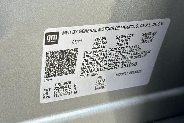 Photo of 2024 Sterling Gray Metallic Chevrolet Equinox