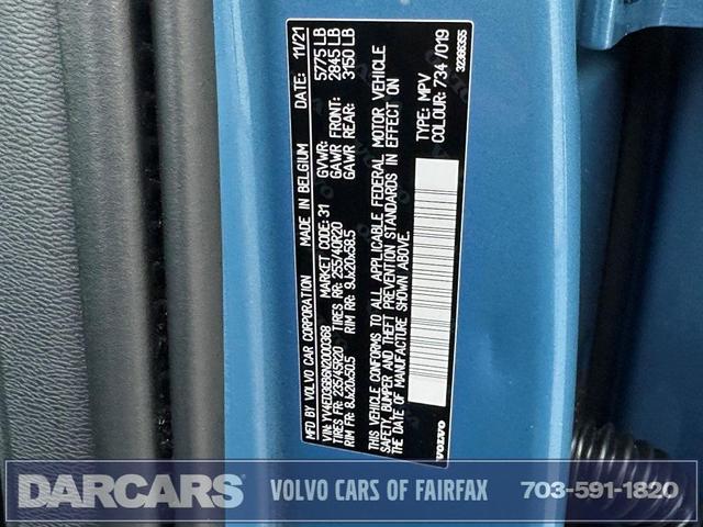 Photo of 2022 Fjord Blue Metallic Volvo C40 Recharge Pure Electric