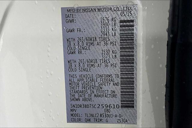 Photo of 2025 White Nissan Pathfinder