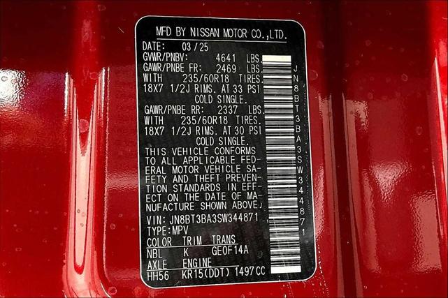 Photo of 2025 Scarlet Ember Tintcoat Nissan Rogue
