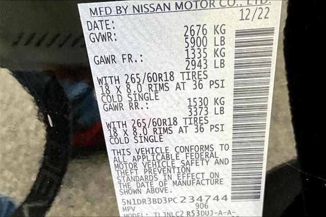 Photo of 2023 Super Black Nissan Pathfinder