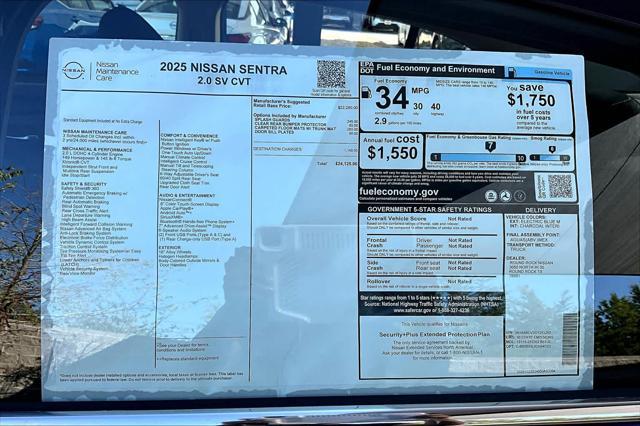 Photo of 2025 Electric Blue Metallic Nissan Sentra