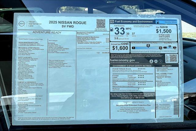 Photo of 2025 Everest White Pearl Nissan Rogue
