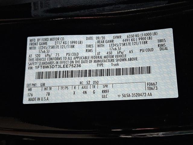 Photo of 2020 Agate Black Metallic Ford F-350