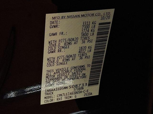 Photo of 2021 Super Black Nissan Titan