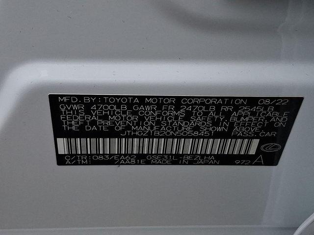 Photo of 2022 Ultra White Lexus IS 350