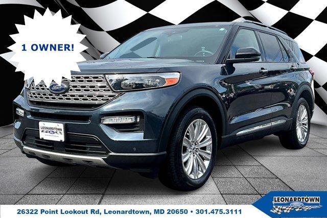 Photo of 2022 Stone Blue Metallic Ford Explorer