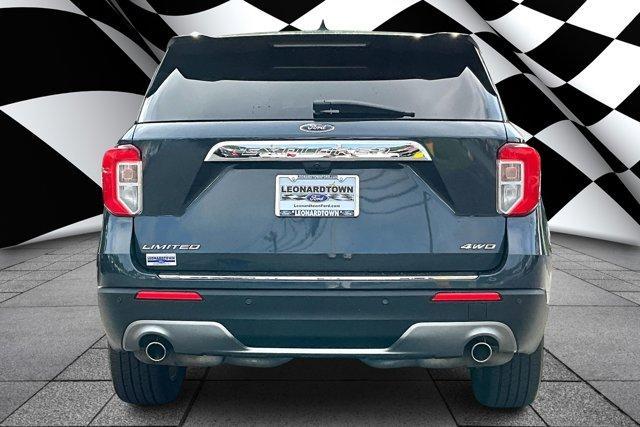 Photo of 2022 Stone Blue Metallic Ford Explorer