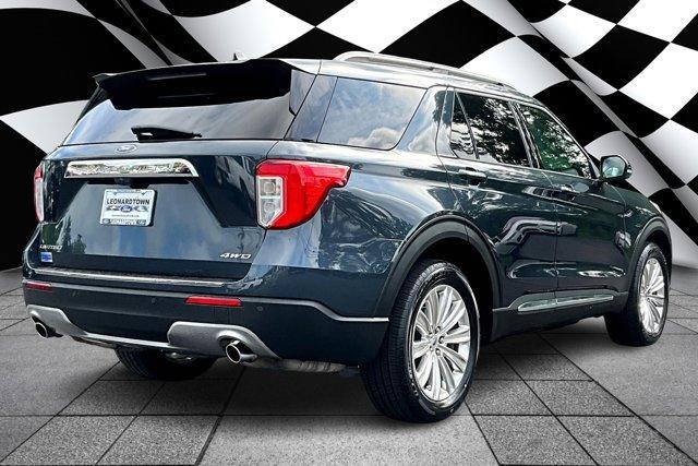 Photo of 2022 Stone Blue Metallic Ford Explorer