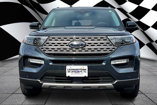 Photo of 2022 Stone Blue Metallic Ford Explorer