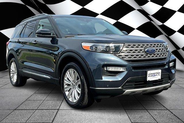 Photo of 2022 Stone Blue Metallic Ford Explorer