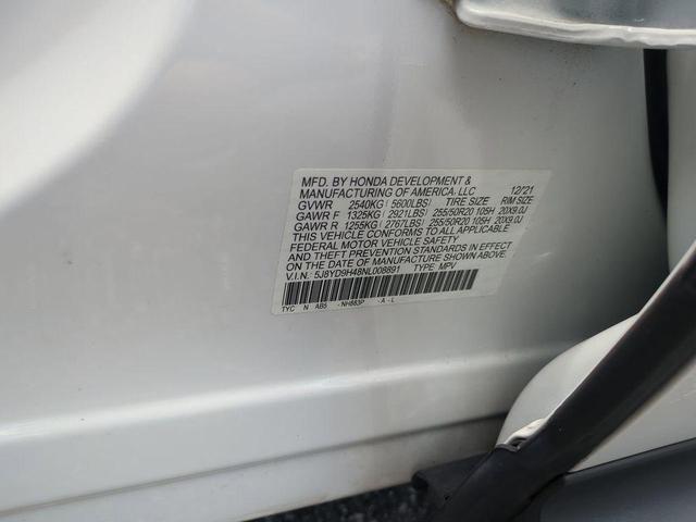Photo of 2022 Platinum White Pearl Acura MDX