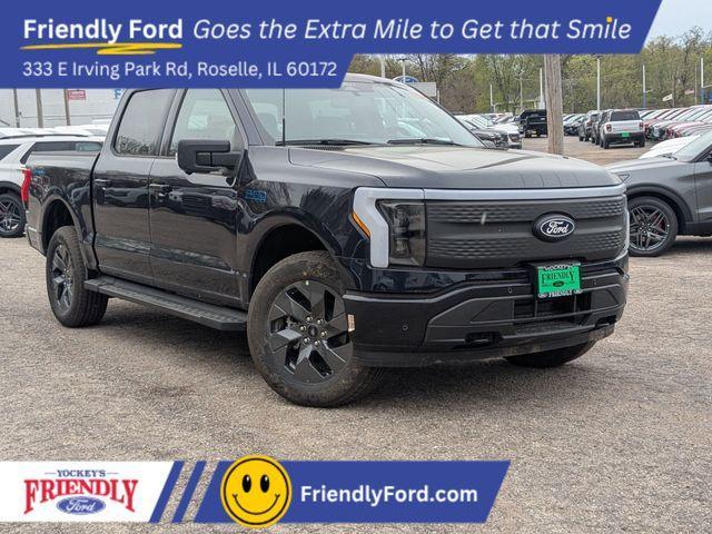 Photo of 2025 Blue Metallic Ford F-150 Lightning