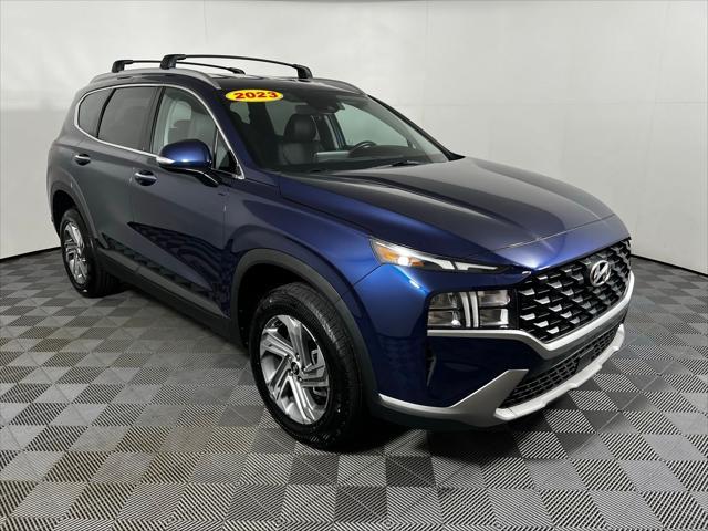 Photo of 2023 Stormy Blue Hyundai SANTA FE