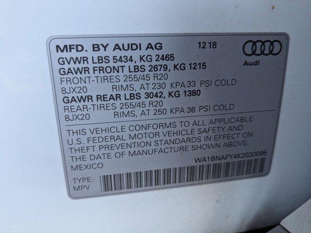 Photo of 2019 Glacier White Metallic Audi Q5