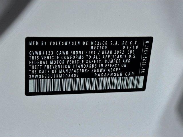 Photo of 2019 Pure White Volkswagen Jetta