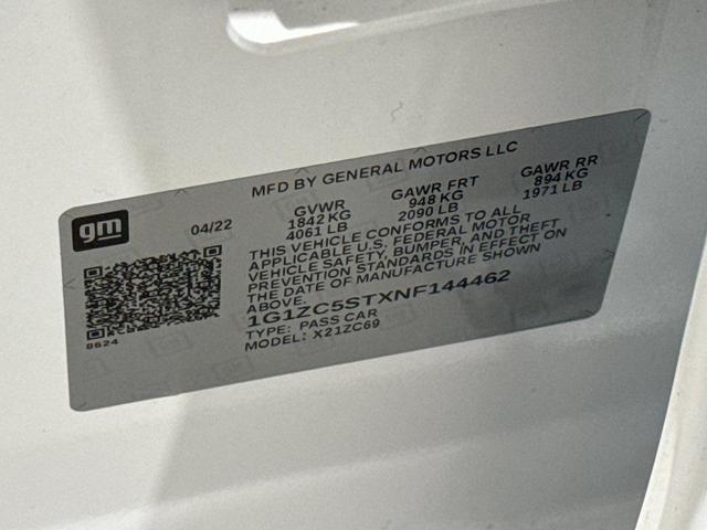 Photo of 2022 Summit White Chevrolet Malibu