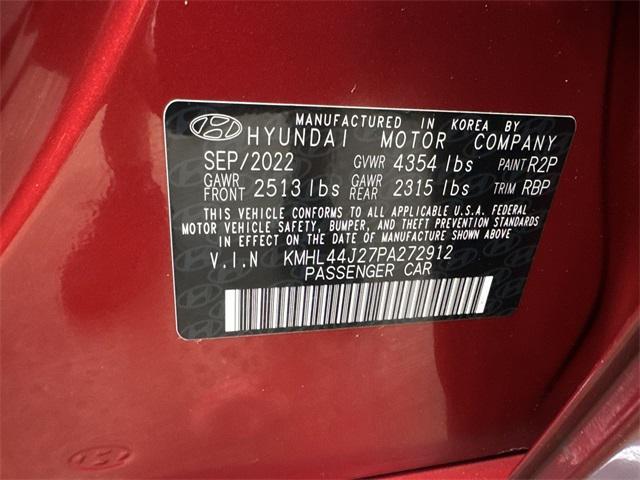 Photo of 2023 Ultimate Red Hyundai SONATA