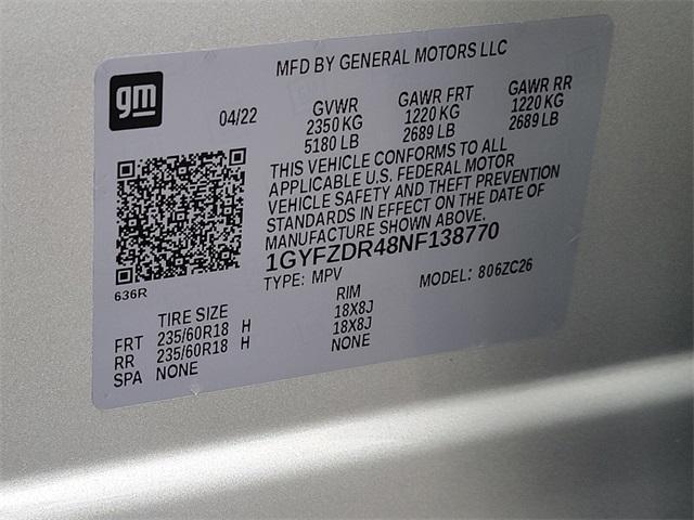 Photo of 2022 Galactic Gray Metallic Cadillac XT4