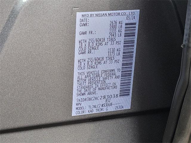 Photo of 2024 Gun Metallic Nissan Pathfinder