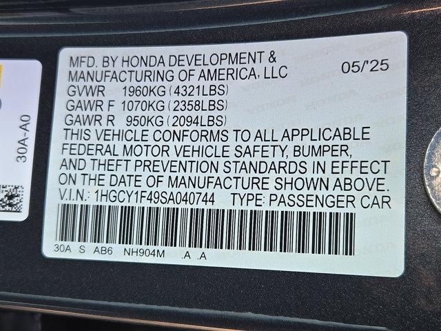 Photo of 2025 Meteorite Gray Metallic Honda Accord