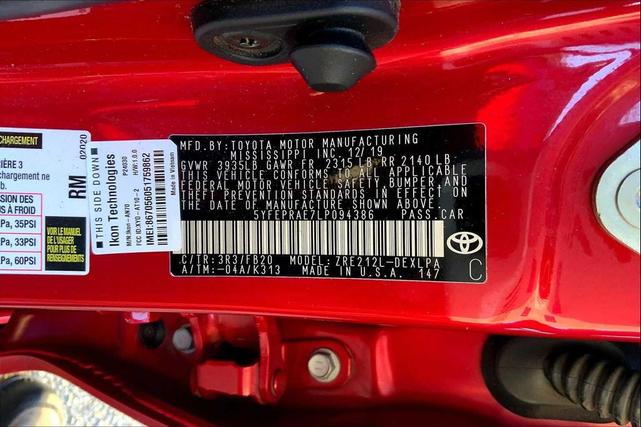 Photo of 2020 Barcelona Red Metallic Toyota Corolla