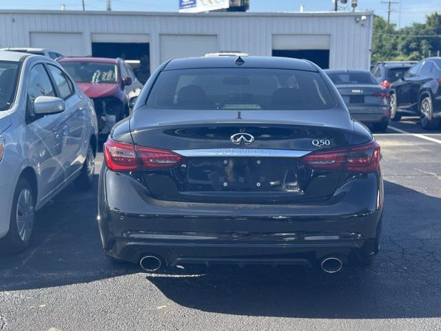 Photo of 2021 Black Obsidian INFINITI Q50