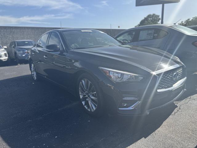 Photo of 2021 Black Obsidian INFINITI Q50
