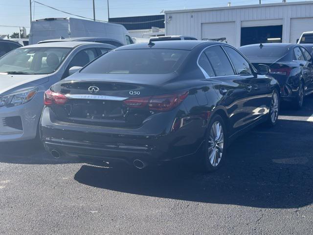 Photo of 2021 Black Obsidian INFINITI Q50