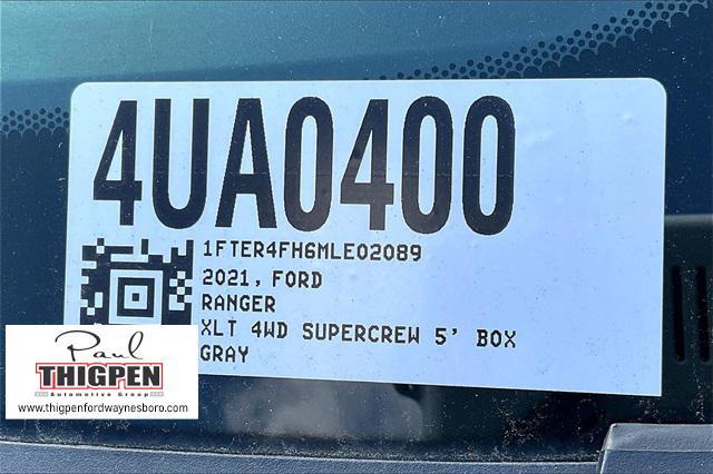 Photo of 2021 Gray Metallic Ford Ranger