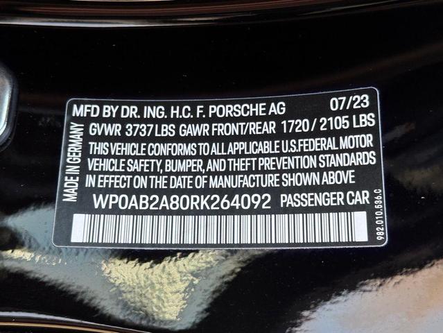 Photo of 2024 Black Porsche 718 Cayman