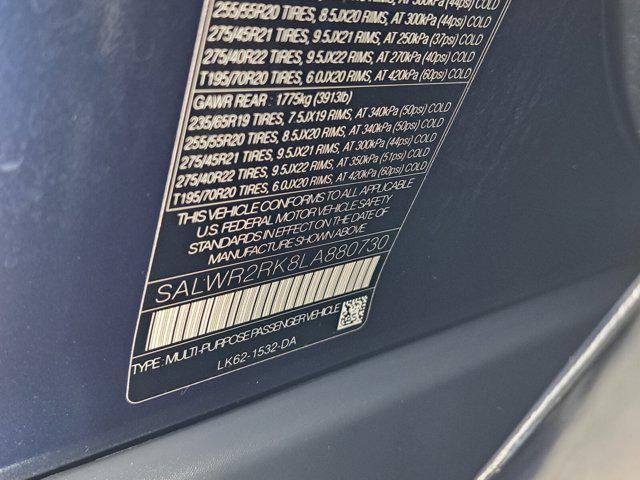 Photo of 2020 Portofino Blue Metallic Land Rover Range Rover Sport