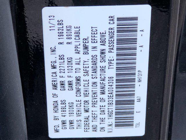 Photo of 2014 Black Honda Accord